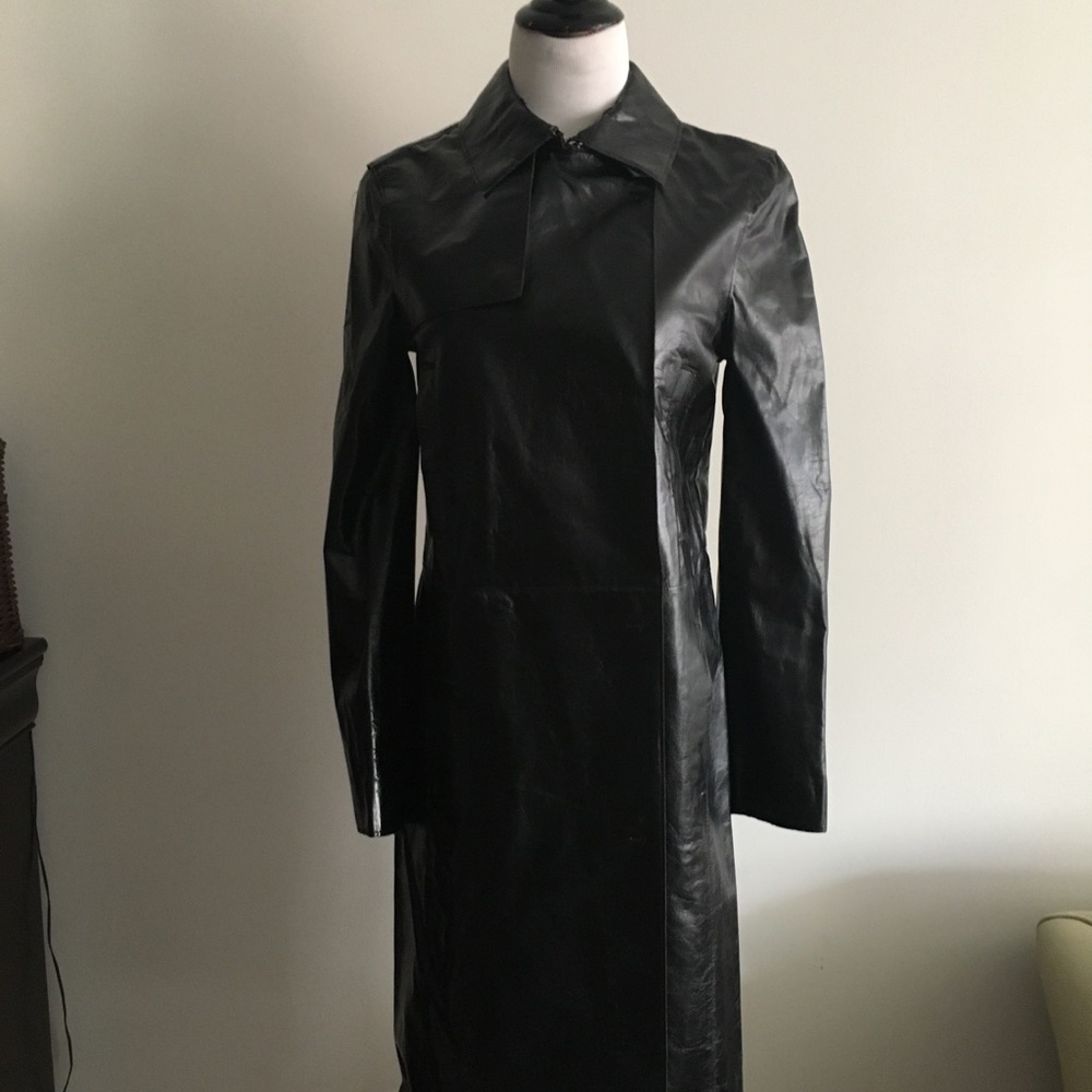 CK Calvin Klein 100% leather coat. New with tags.